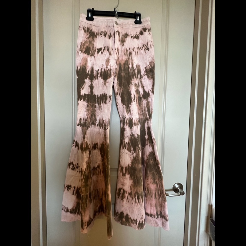 Free people just float on flare jeans